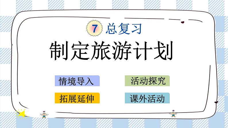 7.4.1 制定旅行计划 课件（送练习） 苏教版六下数学01