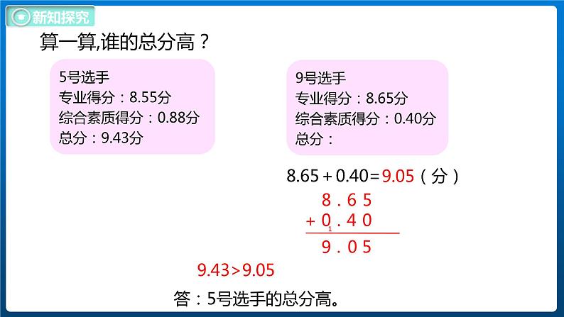 1.9 歌手大赛（课件）北师大版四年级数学下册07