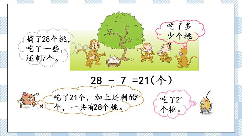 4.8 求减数的简单实际问题 课件+课时练04