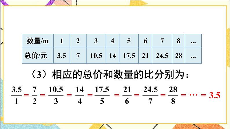 第四单元 2.正比例和反比例 第1课时 正比例  课件PPT+教案+导学案06
