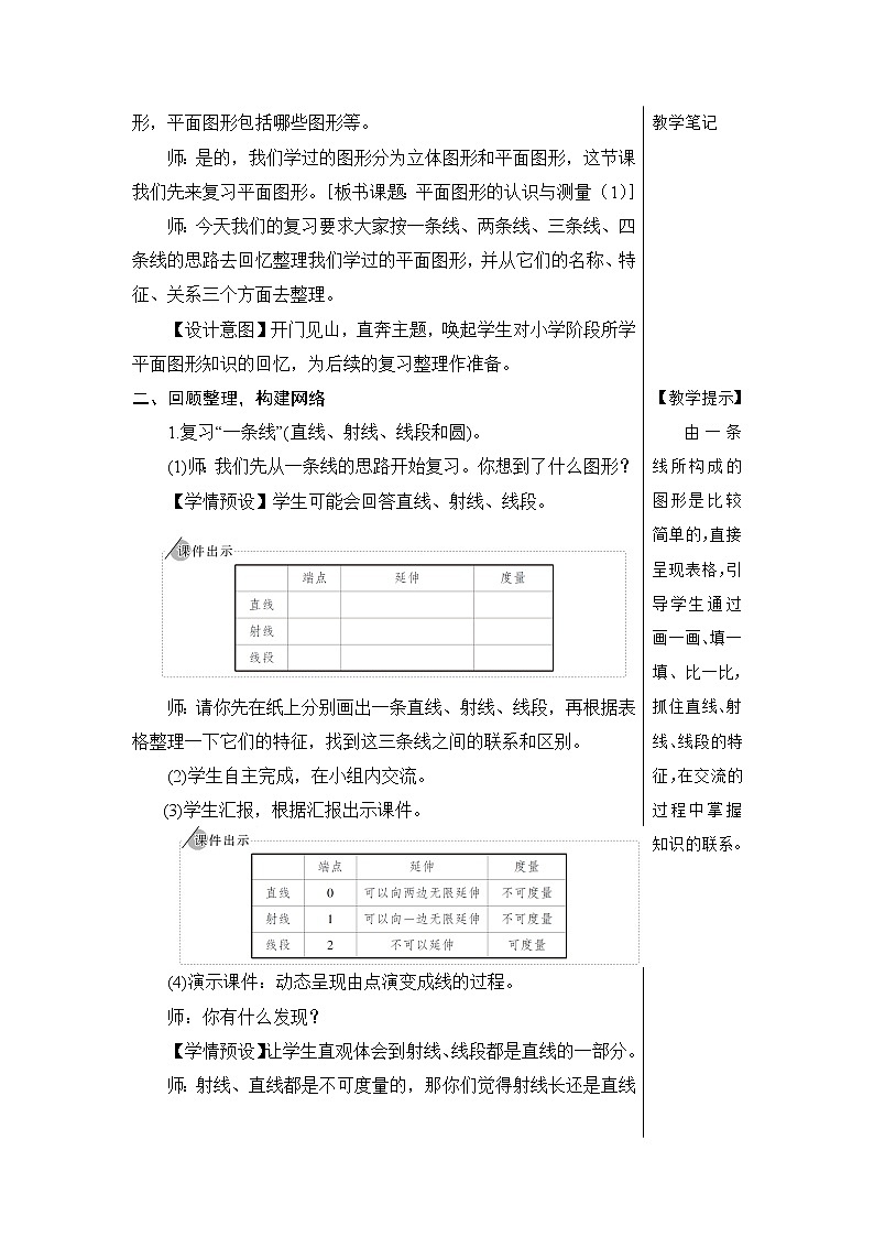 第六单元 2.图形与几何 第1课时 平面图形的认识与测量（1）课件PPT+教案+导学案02