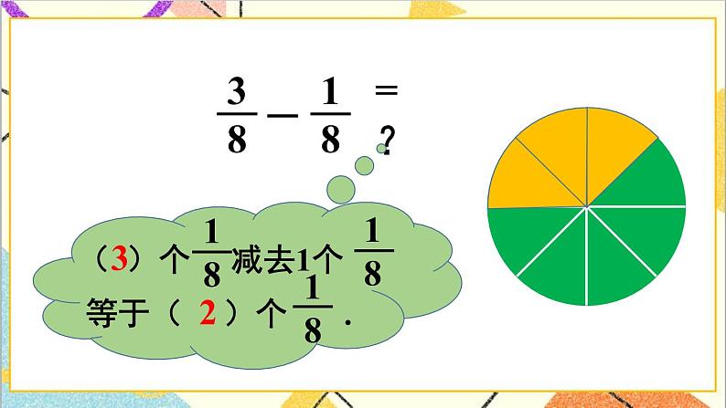 第六单元 1.同分母分数加、减法第1课时 同分母分数加、减法（1）课件+教案+导学案08