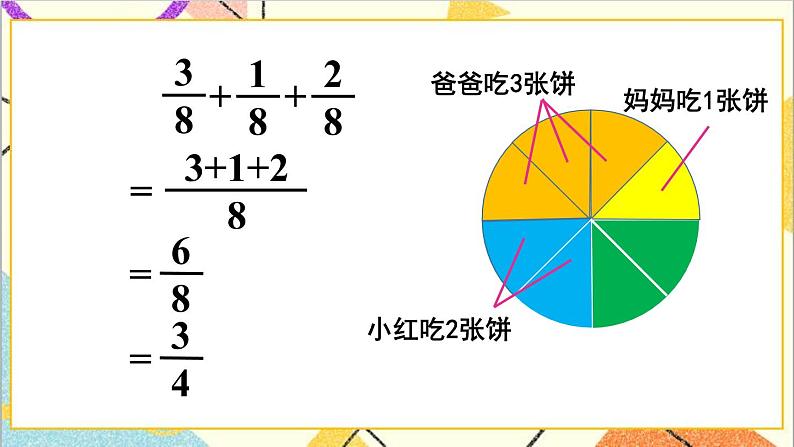 第六单元 1.同第分母分数加、减法 第2课时 同分母分数加、减法（2）课件+教案+导学案07