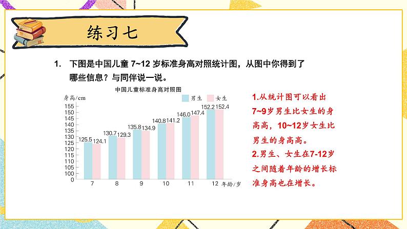 八 数据的表示和分析  练习七  课件+教案04