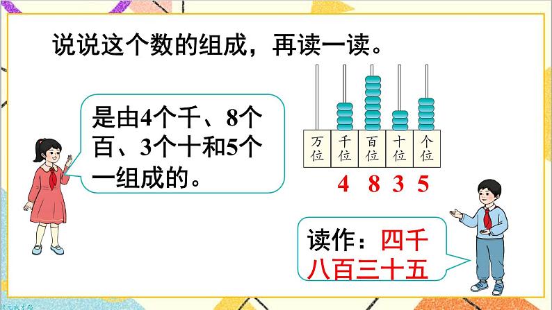 第七单元 第5课时 一万以内数的读法 课件+教案+导学案06