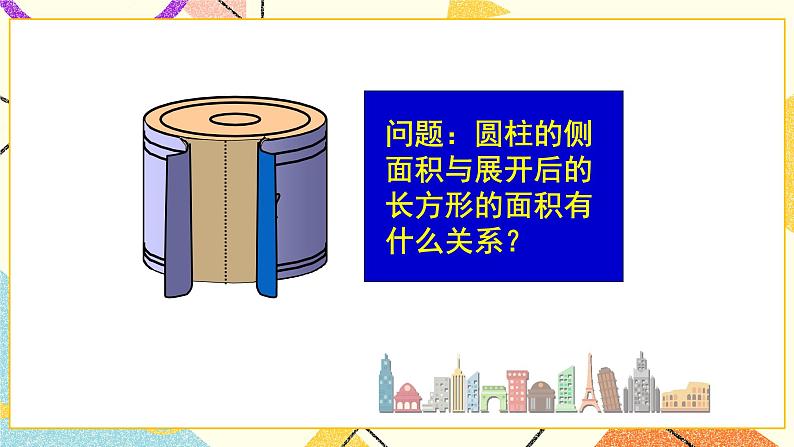 一 圆柱与圆锥   圆柱的表面积（1）第3课时 课件（送教案）03