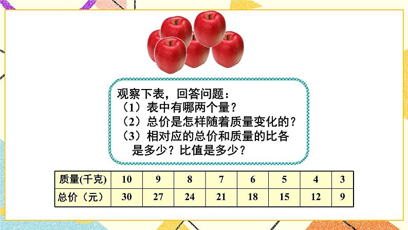 四 正比例与反比例  正比例（2）第3课时 课件（送教案）03