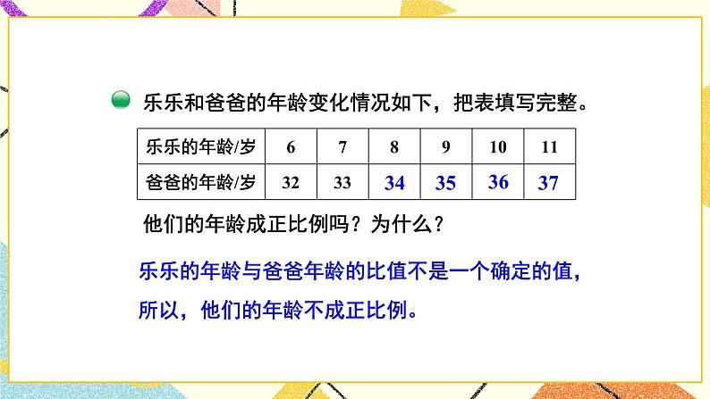 四 正比例与反比例  正比例（2）第3课时 课件（送教案）06