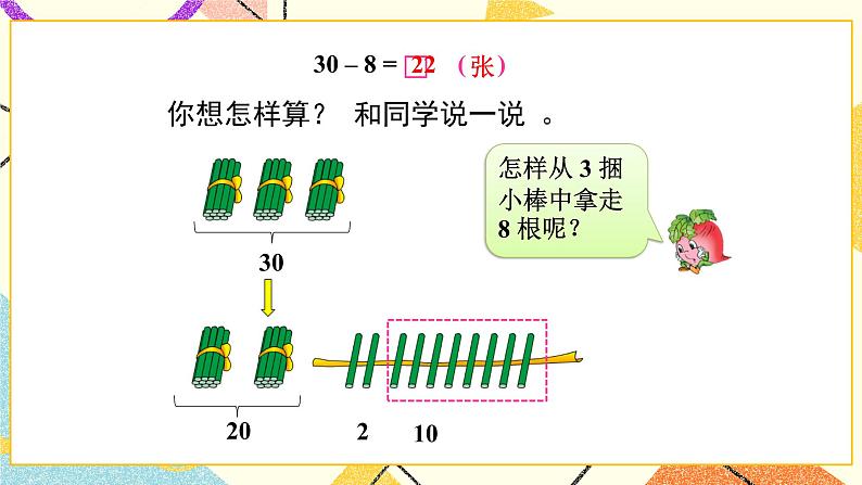 6 100以内的加法和减法（二）第2课时 两位数减一位数（退位）课件3+教案3+素材03