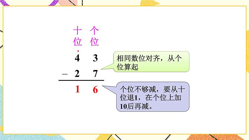 6 100以内的加法和减法（二）第4课时 两位数减两位数（退位）课件3+教案303