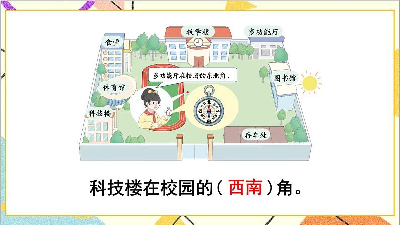 第一单元 第3课时 认识东北、东南、西北、西南  课件+教案+导学案06