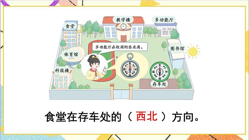 第一单元 第3课时 认识东北、东南、西北、西南  课件+教案+导学案07