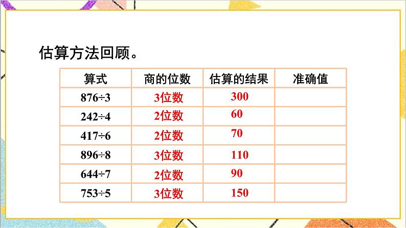 第二单元 整理和复习（1） 课件+导学案+教案04