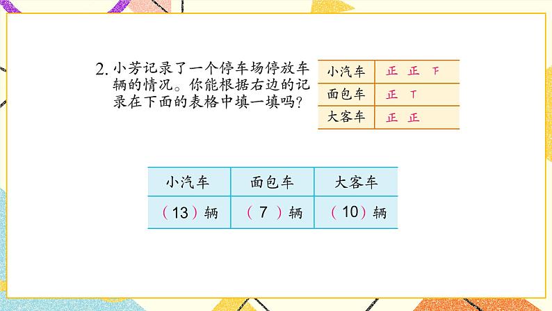 8 数据的收集和整理（一）练习十 课件（送教案）05