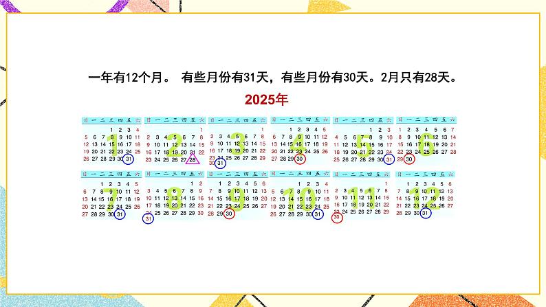 5 年、月、日 第1课时 认识年、月、日 课件（送教案）+素材05