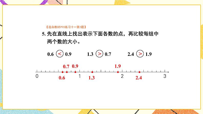 8 小数的初步认识 练习十一课件（送教案）06