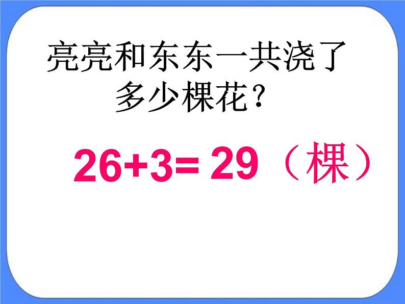 第5单元：绿色行动1《100以内的不进位加法（信息窗1）》参考课件1第6页