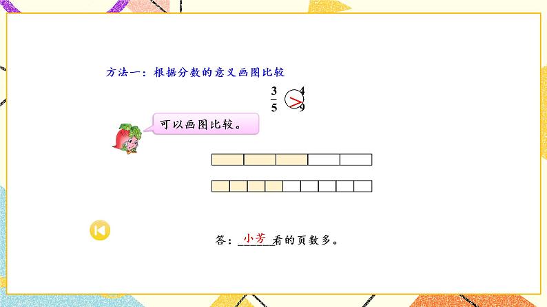 4 分数的意义和性质第10课时 分数的大小比较课件+教案04