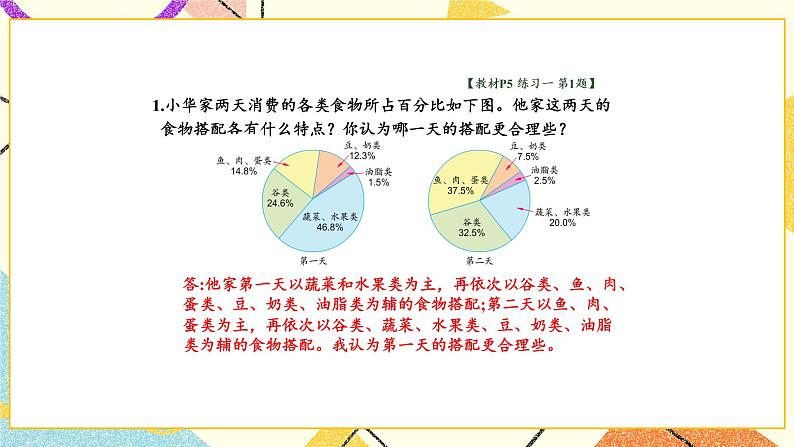 一 扇形统计图练习一 课件+教案02