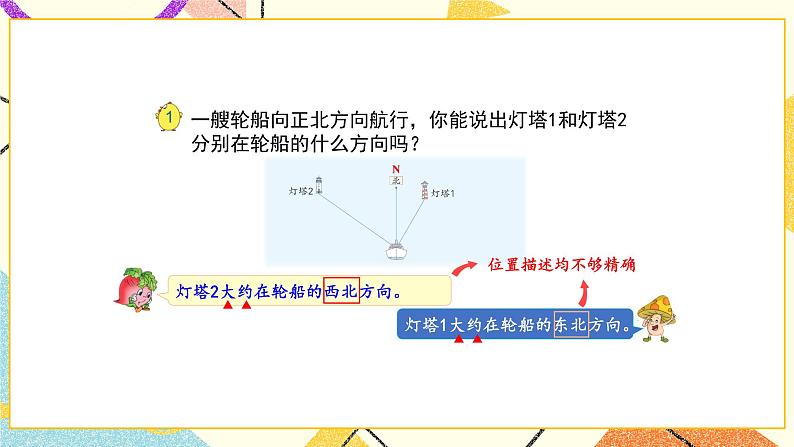 五 确定位置第1课时 用方向和距离确定位置（1）课件+教案+素材05