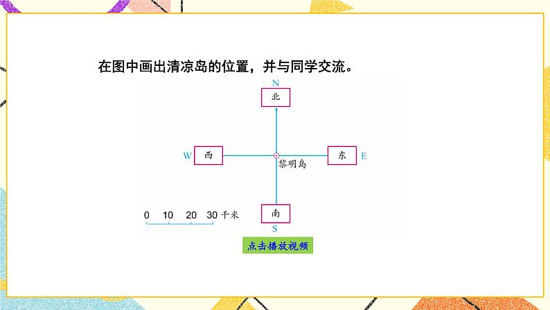 五 确定位置第2课时 用方向和距离确定位置 （2）课件+教案+素材04