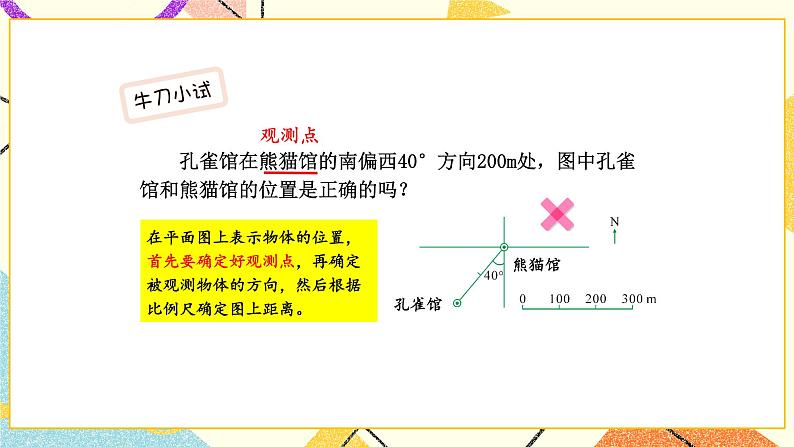 五 确定位置第2课时 用方向和距离确定位置 （2）课件+教案+素材07