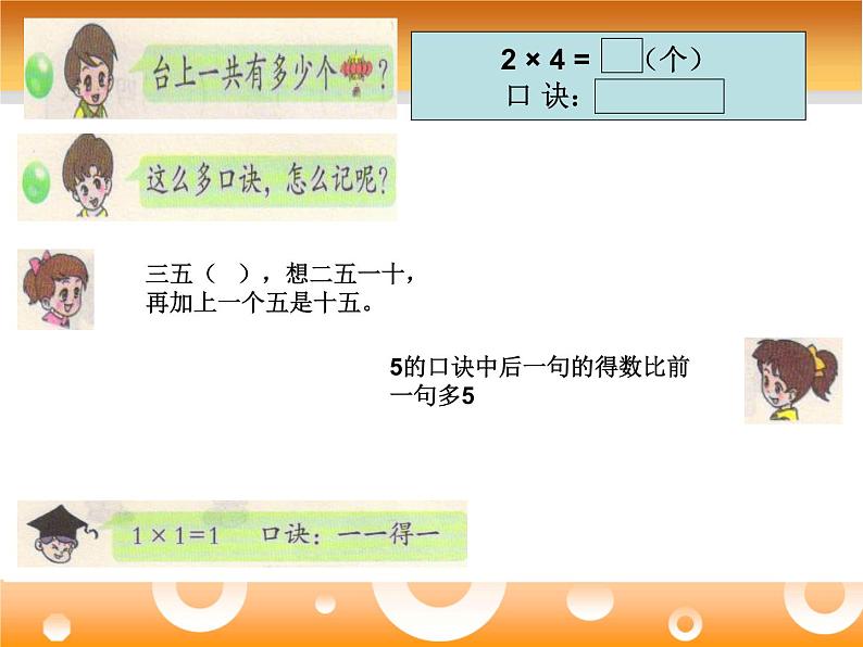 2023年秋季青岛版数学二上第二单元《看杂技 表内乘法（一）1》ppt课件第6页