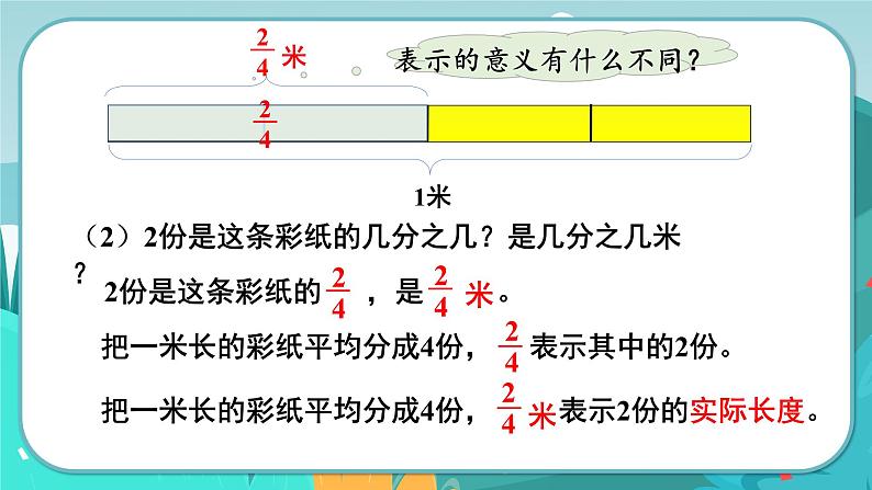 冀教版数学四年级下册 5.2 分数的意义（2）（课件PPT+教案）05