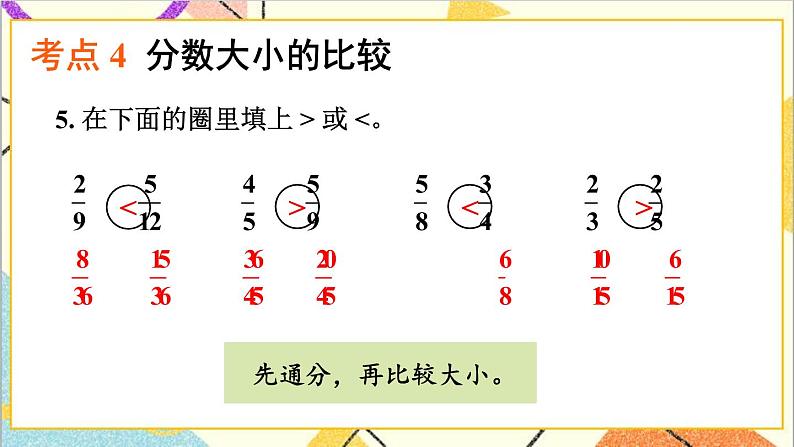 冀教版数学五下 整理与评价 1.数与代数 课件07