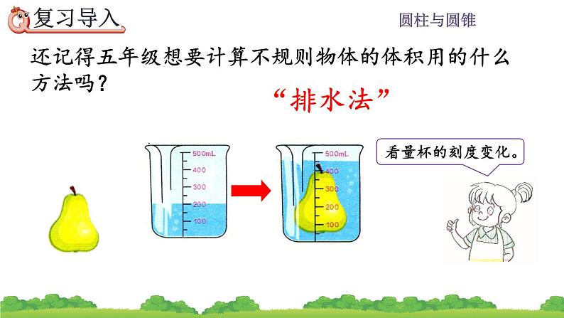 3.1.6 利用圆柱的体积求不规则物体的体积课件PPT02