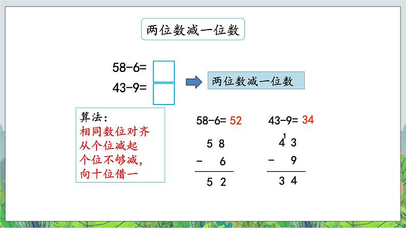 一年级下册数学课件- 二 加法和减法（一） 复习课件｜北京版 (共14张PPT)第5页