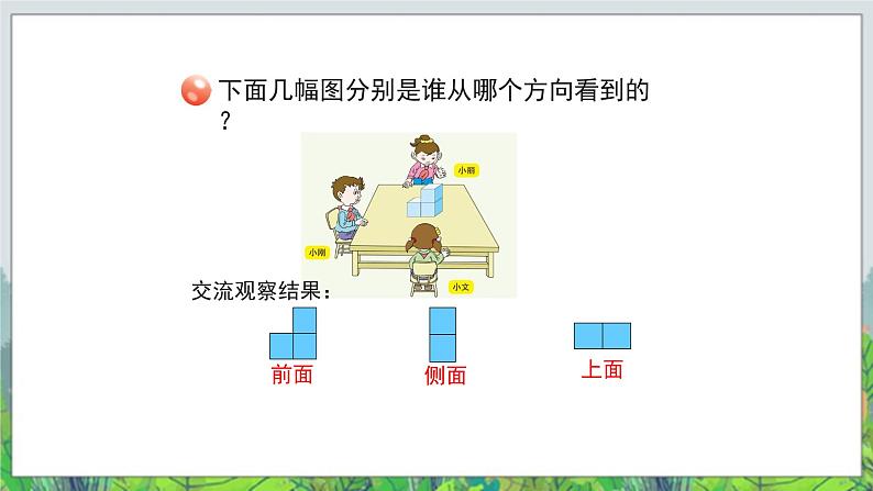 第6单元：趣味拼搭《观察物体》教学课件05