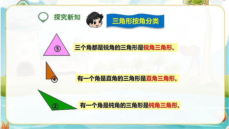 4年级数学人教版下册 22.第五单元  三角形的分类 课件+教案+练习07