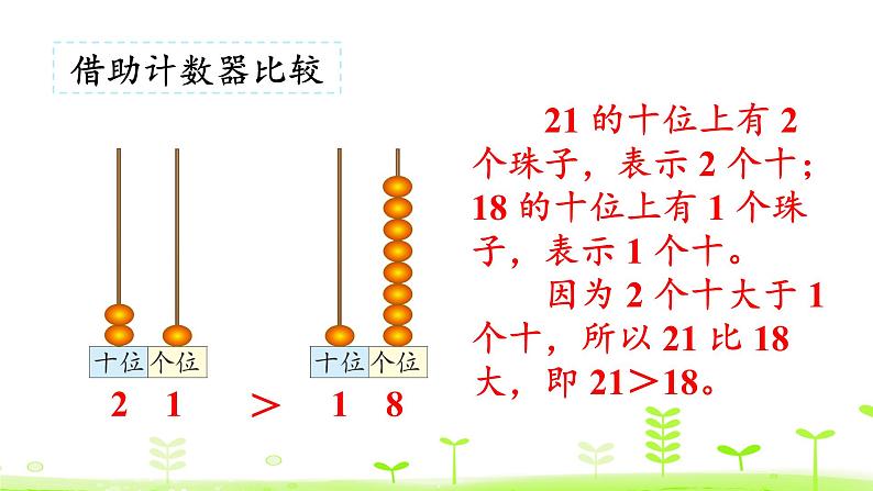 北师大版一年级数学下册课件 3.4 谁的红果多第7页