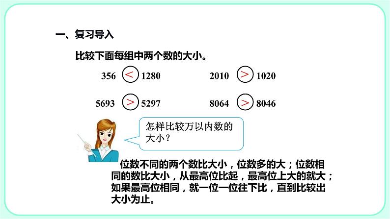 1.3亿以内数的大小比较和改写课件PPT第2页