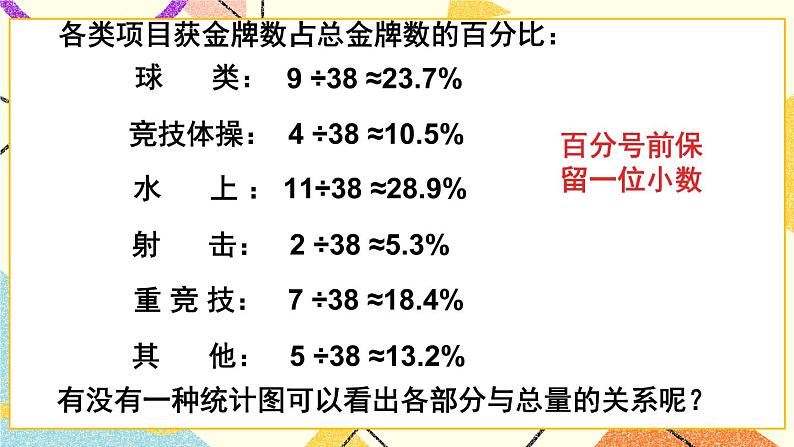 5 奥运奖牌——扇形统计图   课件+教案05