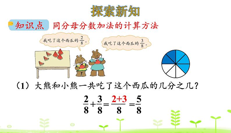 北师大版三年级数学下册课件 6.4 吃西瓜04