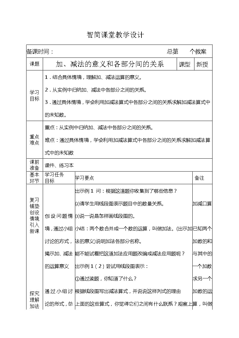 加减法的意义第1页