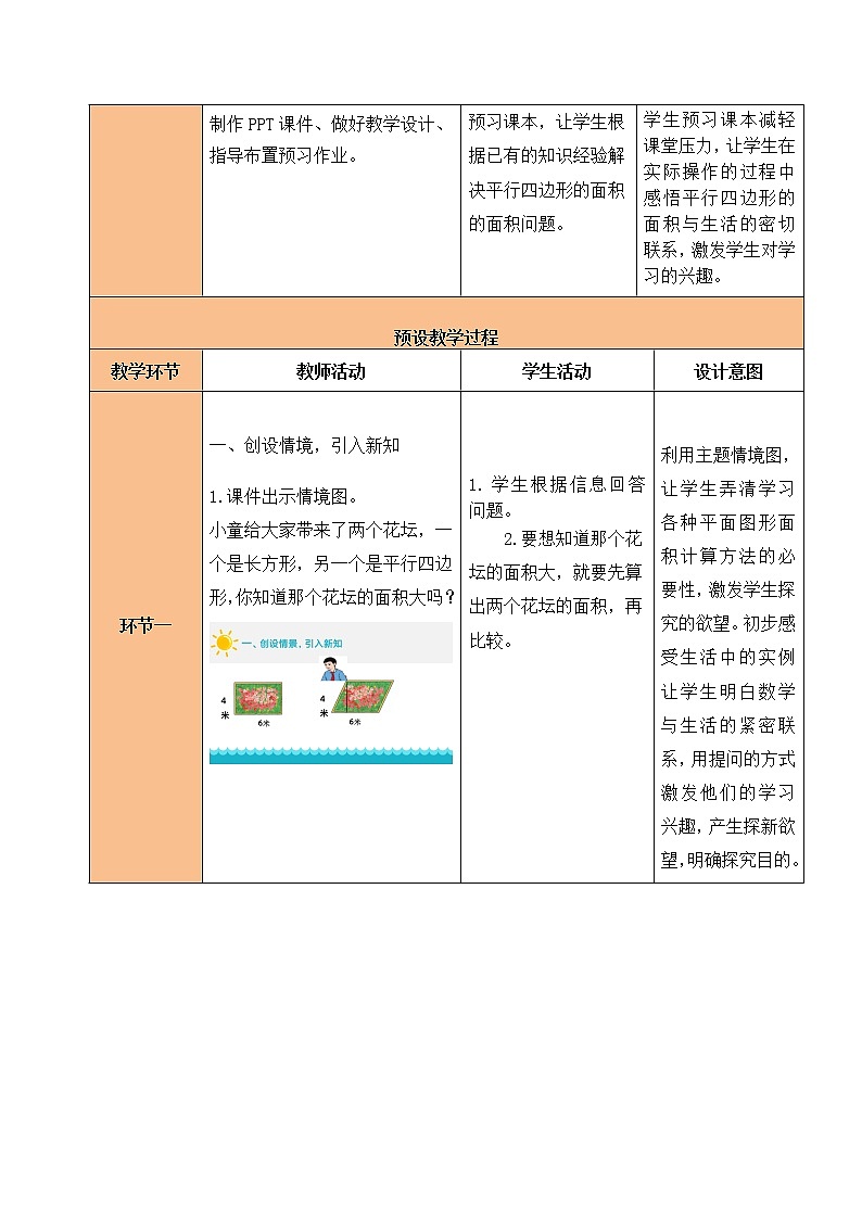 平行四边形的面积教学设计03