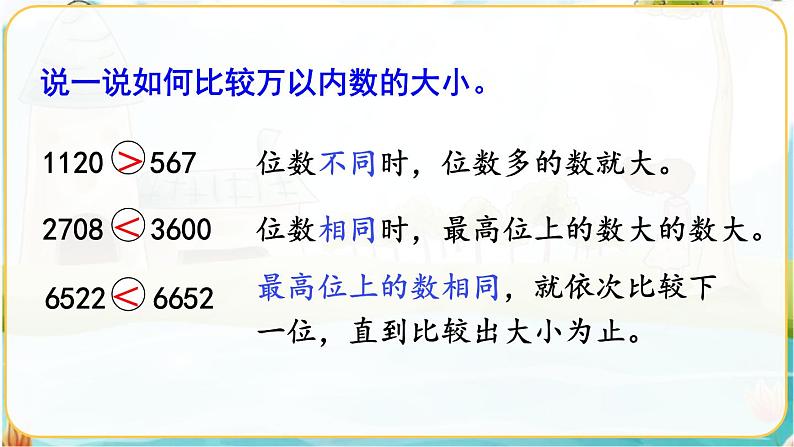 人教数学2年级下册 总复习 第2课时   混合运算、万以内数的认识 PPT课件第8页