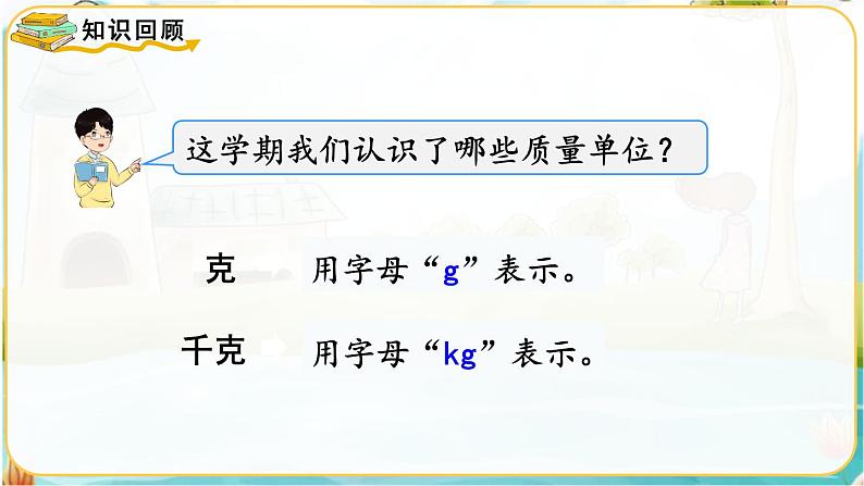 人教数学2年级下册 总复习 第3课时   克和千克、图形的运动 PPT课件02