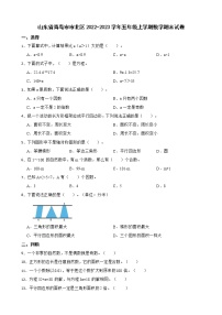 山东省青岛市市北区2022-2023学年五年级上学期数学期末试卷