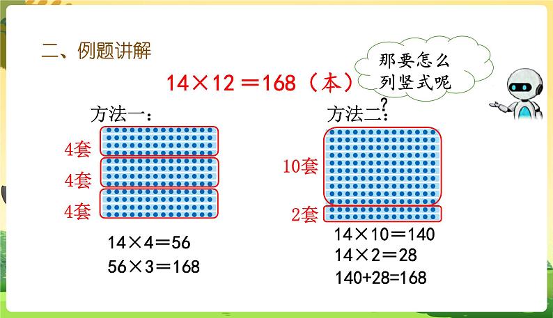 人教数学3年级下册 第4单元 第4课时  笔算乘法（不进位） PPT课件第4页