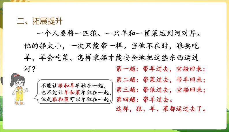 人教数学3年级下册 第7单元 第3课时  练习十八 PPT课件04