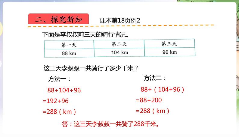 人教数学4年级下册 第3单元 第1课时  加法运算律 PPT课件第7页