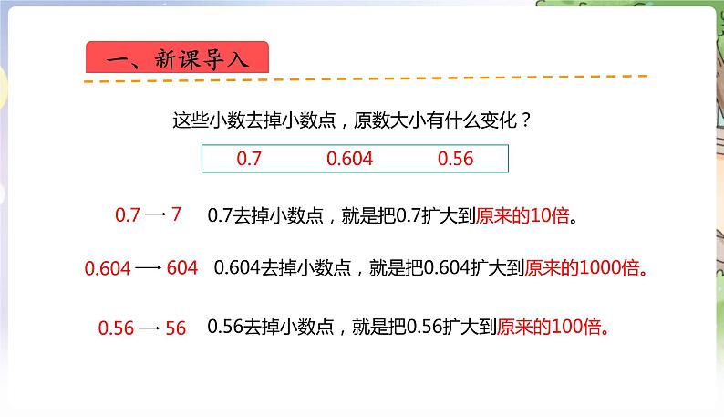 人教数学4年级下册 第4单元 第10课时  小数点移动引起小数变化规律的应用 PPT课件第3页