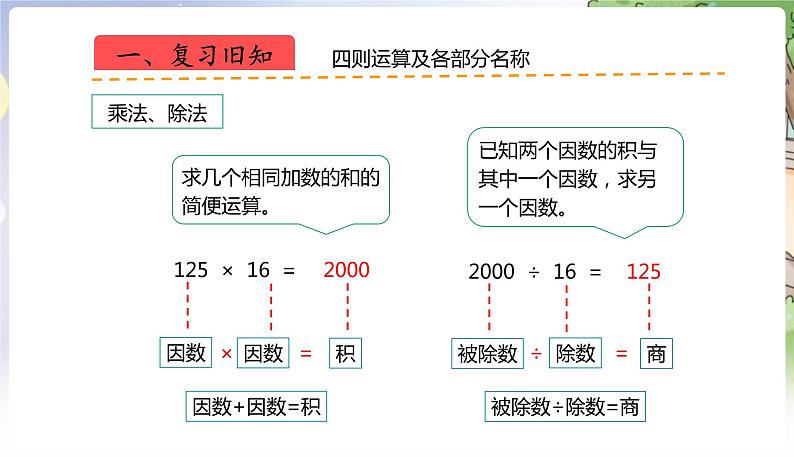 人教数学4年级下册 第1单元 第8课时  整理与复习 PPT课件第5页