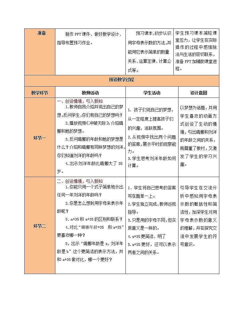 用字母表示数 教案02