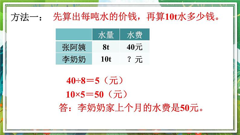 人教版数学六年级下册 4.3.6用比例解决问题（1） 课件第5页