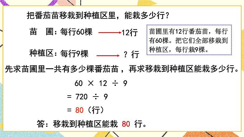 四  绿色生态园——解决问题 课件+教案05